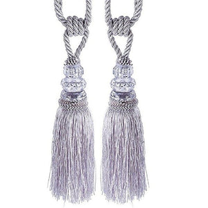 Crystal Beaded Tassels Tieback